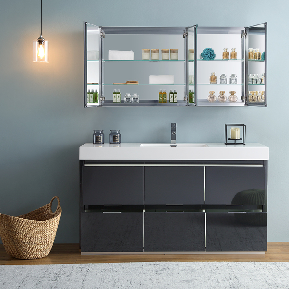 design house bathroom vanity Fresca Dark Slate Gray