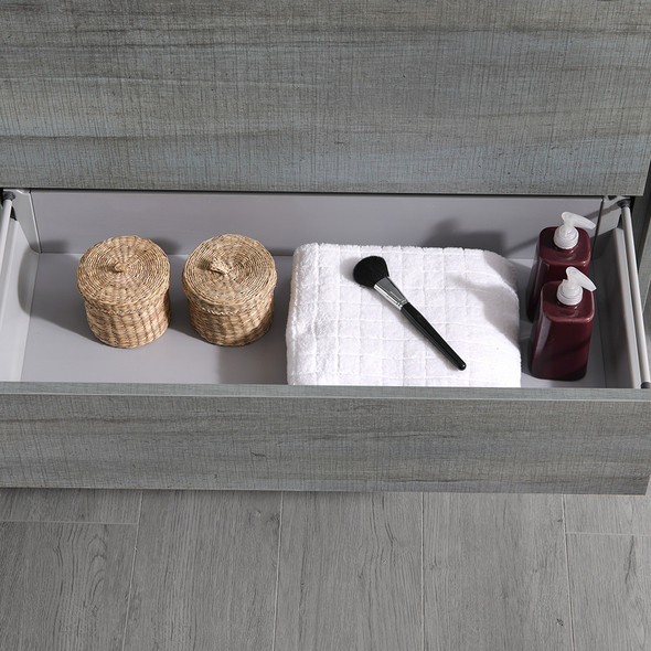 small bathroom sink cabinet Fresca Ocean Gray