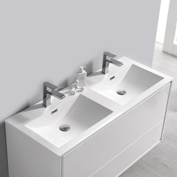 discount vanities with tops Fresca Glossy White