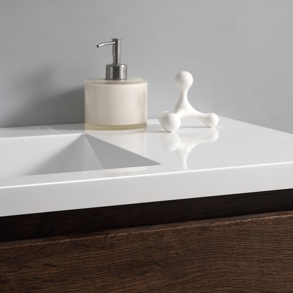 60 single sink vanity Fresca Rosewood