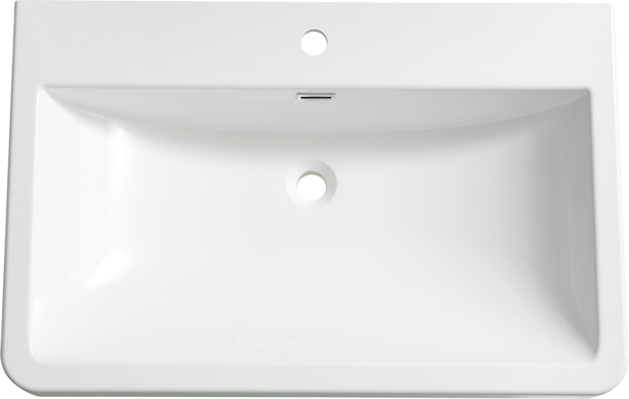 26 inch bathroom vanity top with sink Fresca White