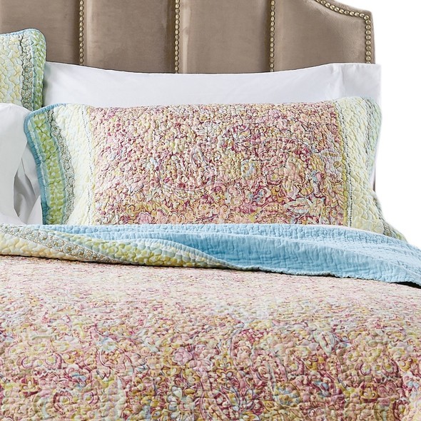 over sized bedspreads Greenland Home Fashions Quilt Set Pastel