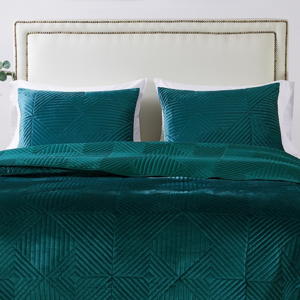 pillowcase for euro pillow Greenland Home Fashions Sham Pillow Cases Teal