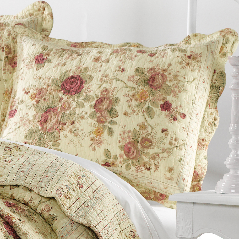 burgundy comforter set king Greenland Home Fashions Quilt Set Multi