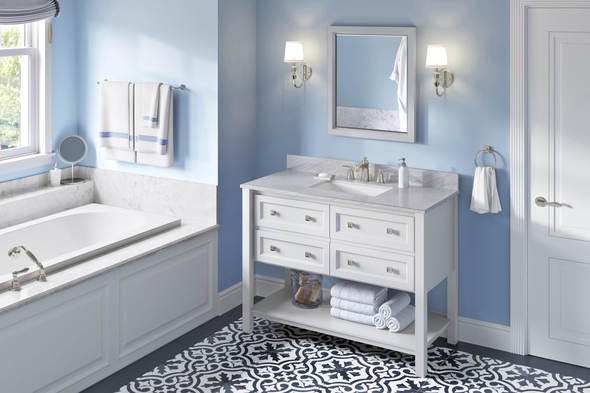 toilet vanity design Hardware Resources Vanity White Transitional