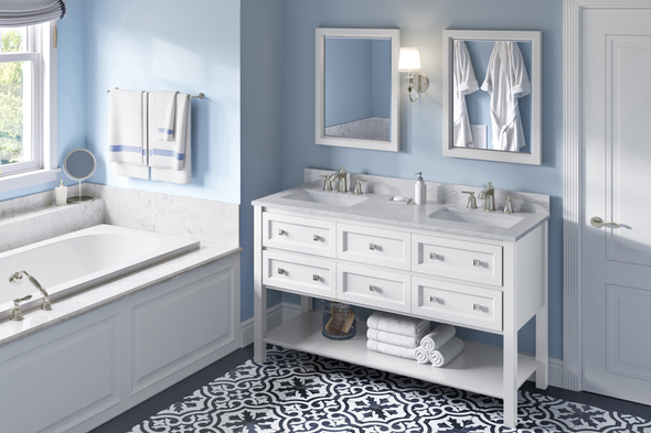 40 bathroom vanity with top and sink Hardware Resources Vanity Bathroom Vanities White Transitional