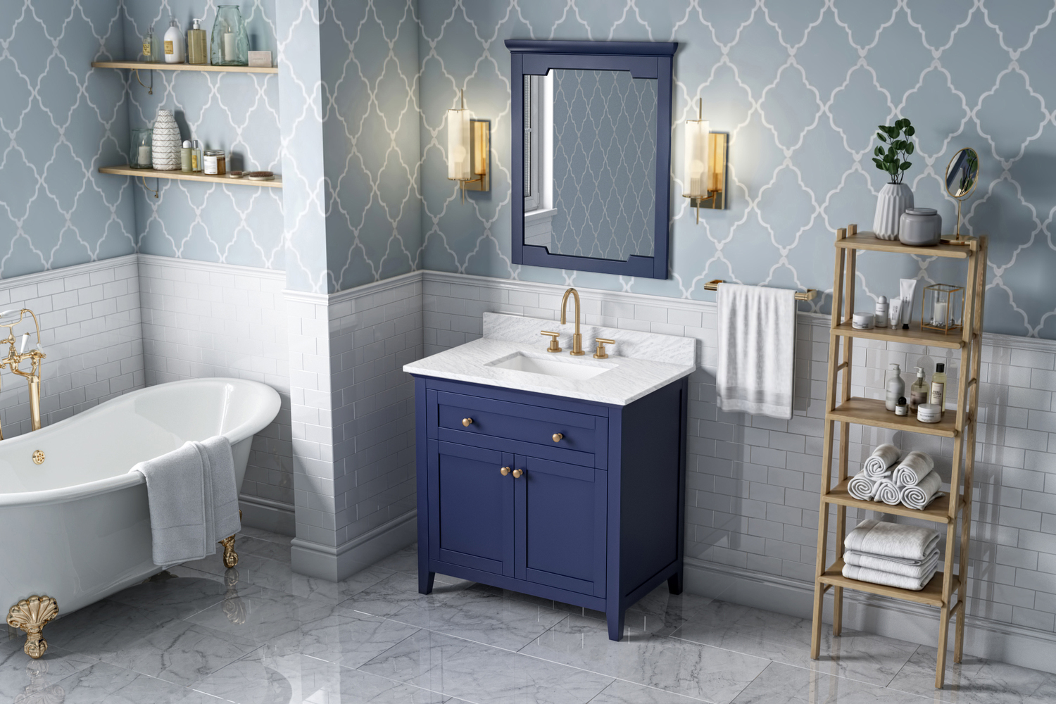 modern oak bathroom vanity Hardware Resources Vanity Hale Blue Contemporary