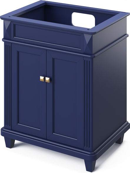 small corner sink with cabinet Hardware Resources Vanity Hale Blue Transitional