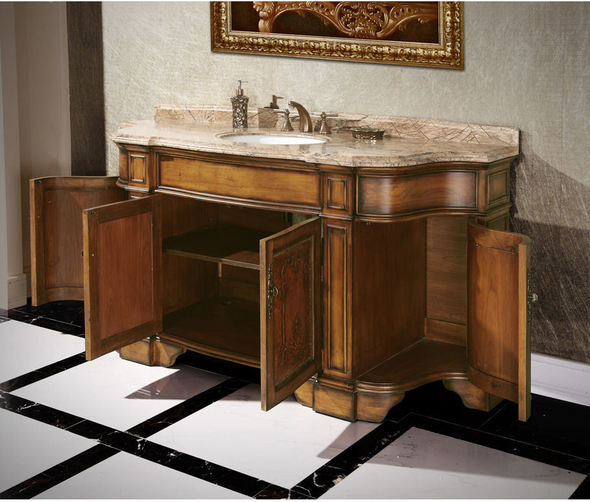 vanity and sink unit InFurniture Bathroom Vanities Claybank Antique