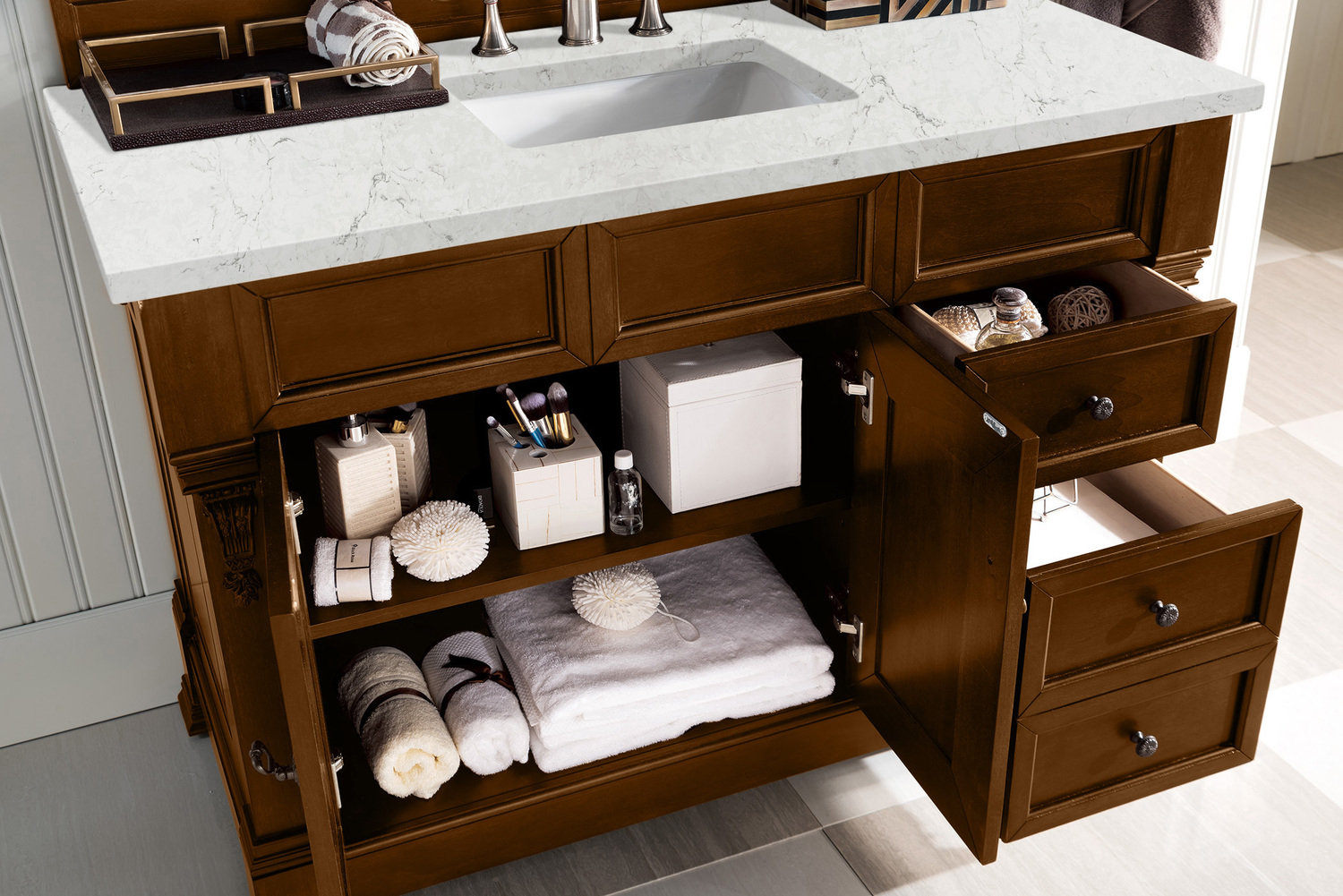 used bathroom cabinets   James Martin Vanity Country Oak Transitional