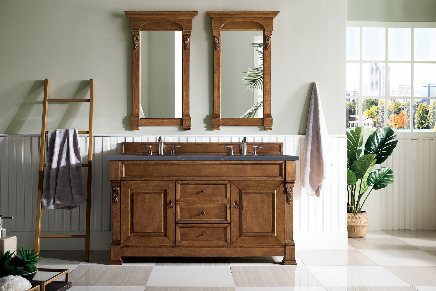 cost of bathroom cabinets James Martin Vanity Country Oak Transitional
