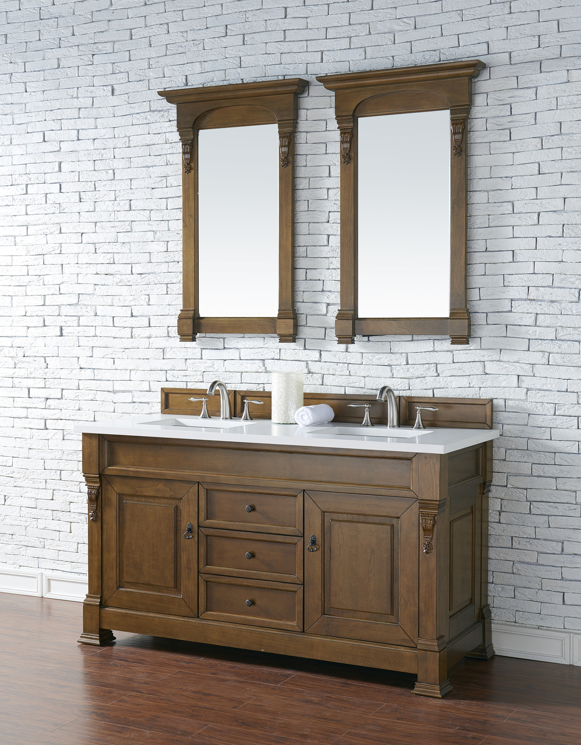 bathroom counter cabinet James Martin Vanity Country Oak Transitional