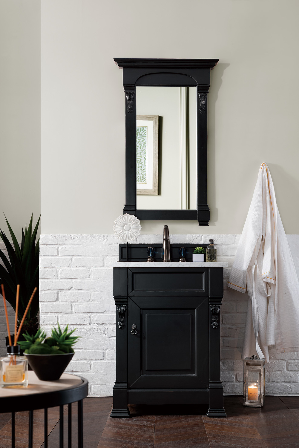 bathroom cabinets prices James Martin Vanity Antique Black Transitional