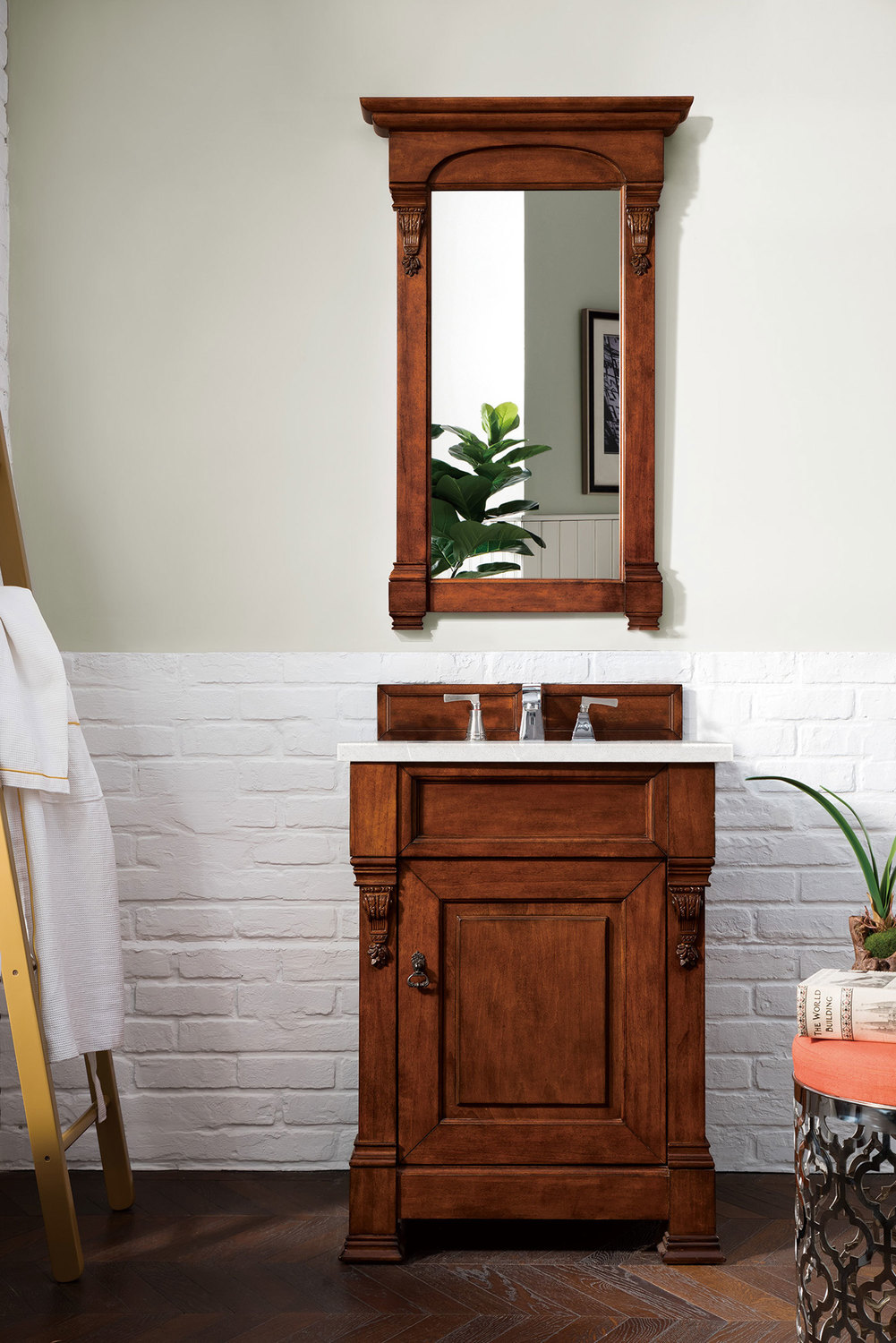 60 bathroom vanities with tops James Martin Vanity Warm Cherry Transitional