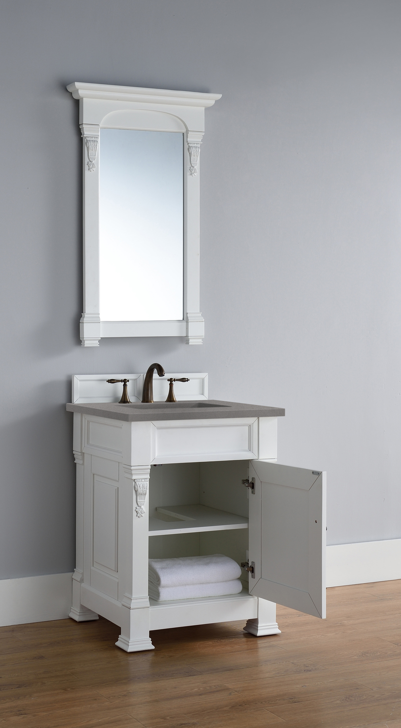 purchase bathroom vanity James Martin Vanity Bright White Transitional