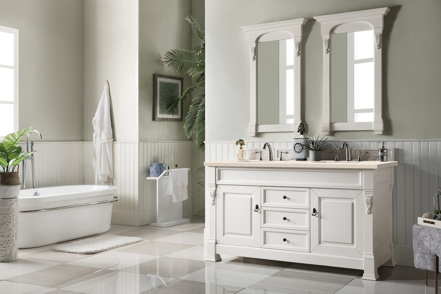 30 bathroom vanities   James Martin Vanity Bright White Transitional