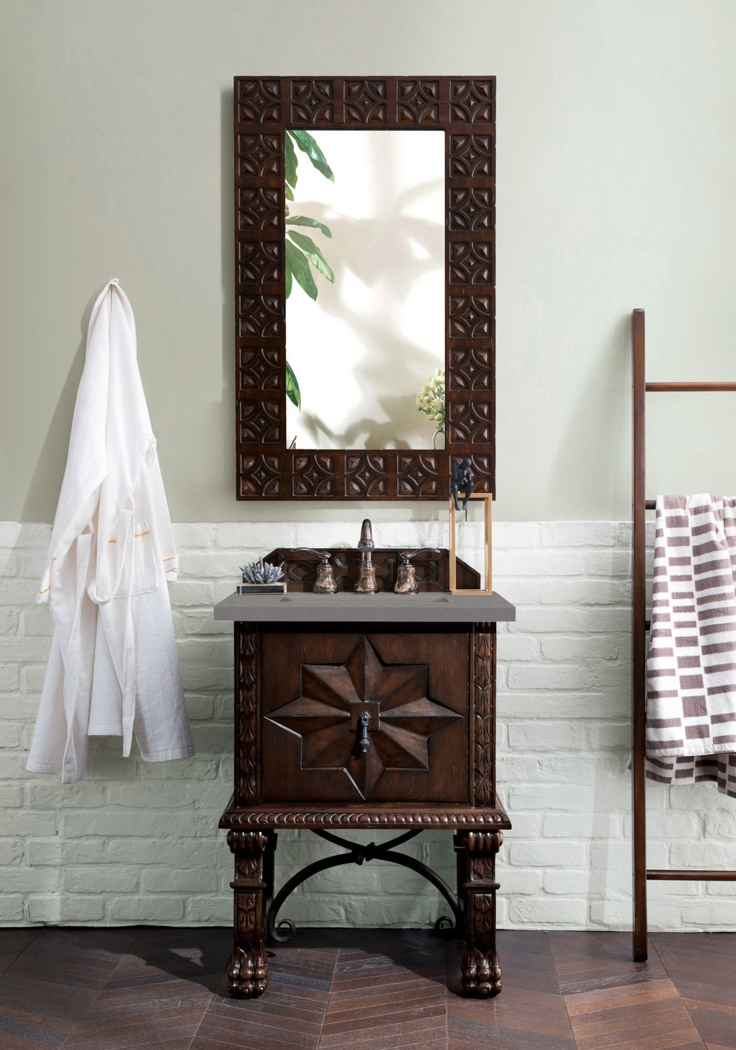 single bathroom cabinets James Martin Vanity Antique Walnut Antique