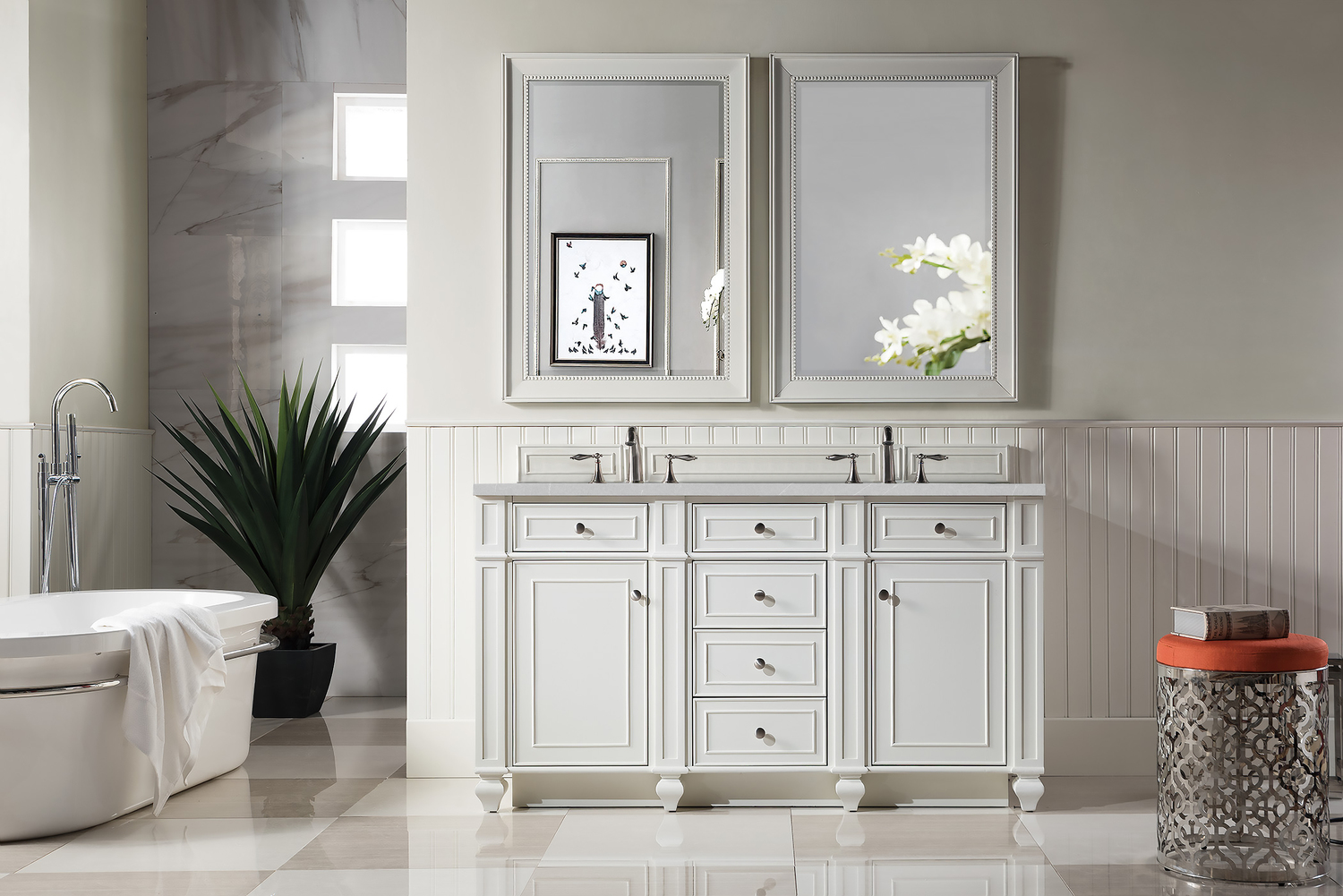 30 bathroom vanities   James Martin Vanity Bright White Transitional