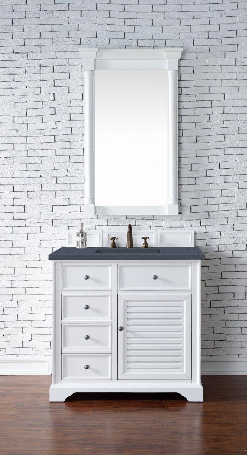 vanity cupboards James Martin Vanity Bright White Transitional