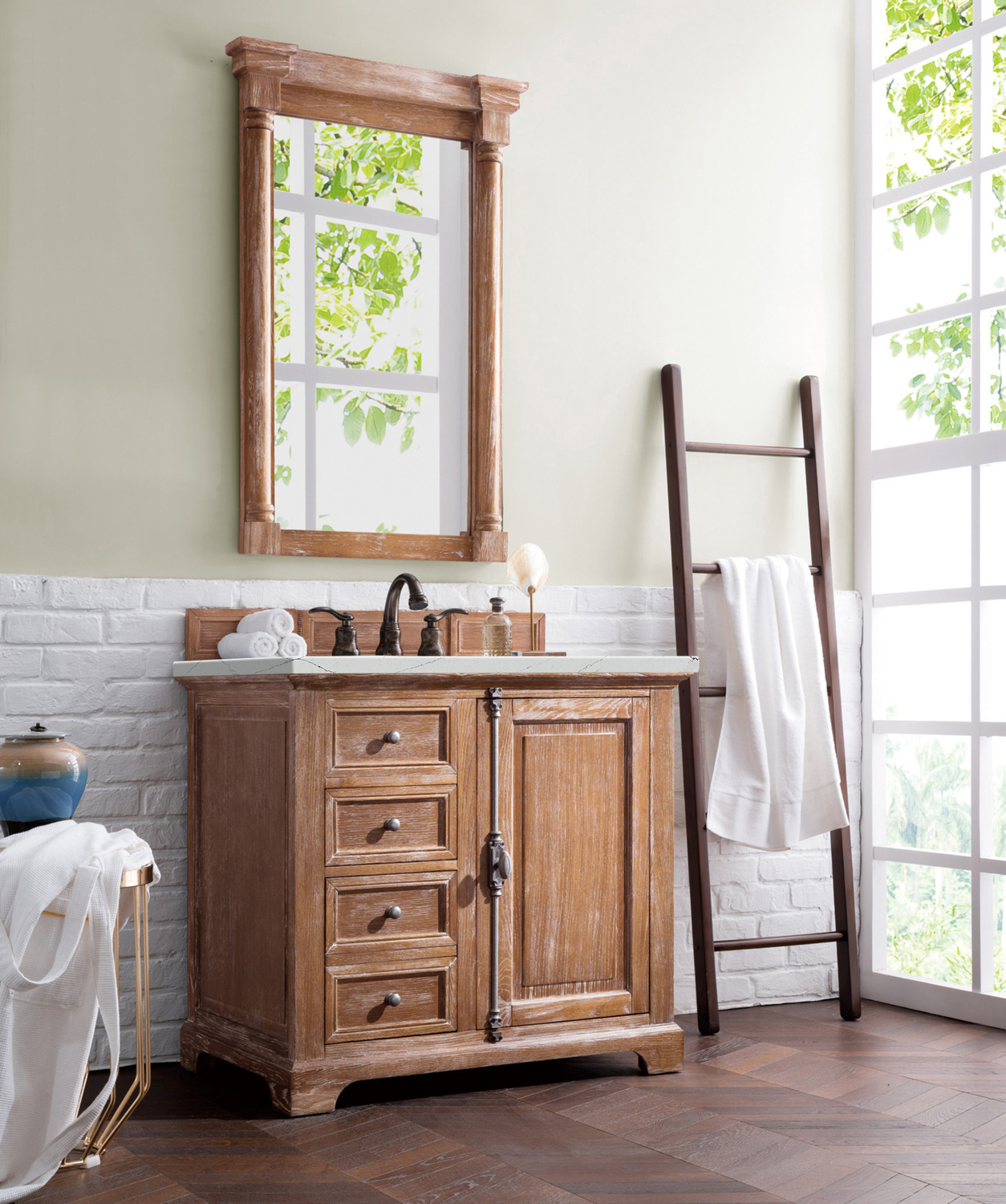 home hardware bathroom cabinets James Martin Vanity Driftwood Transitional