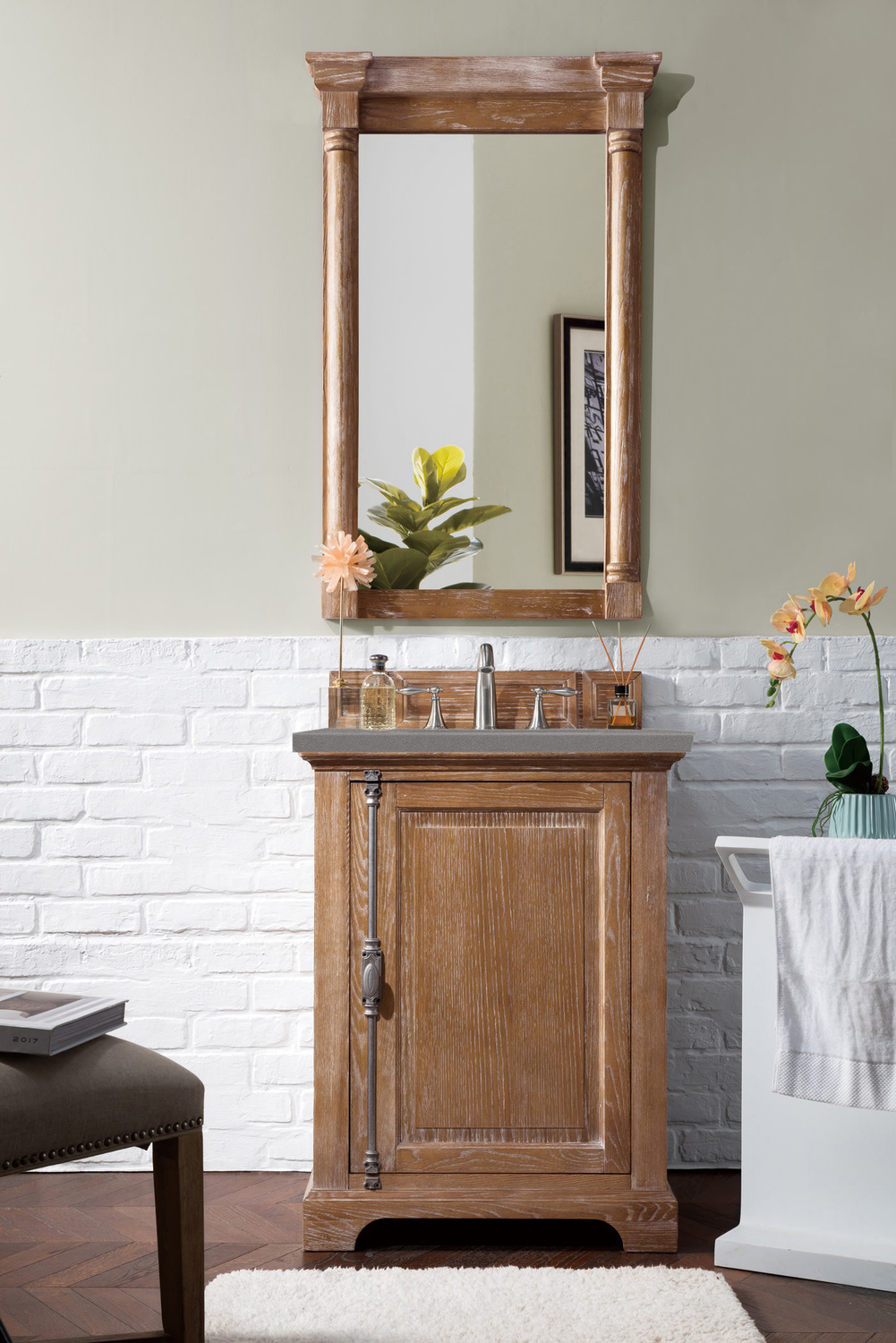 bathroom vanity sizes James Martin Vanity Driftwood Transitional