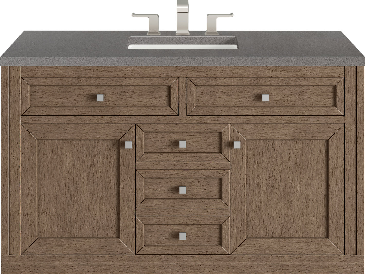 90 inch double vanity James Martin Vanity Whitewashed Walnut Contemporary/Modern, Transitional