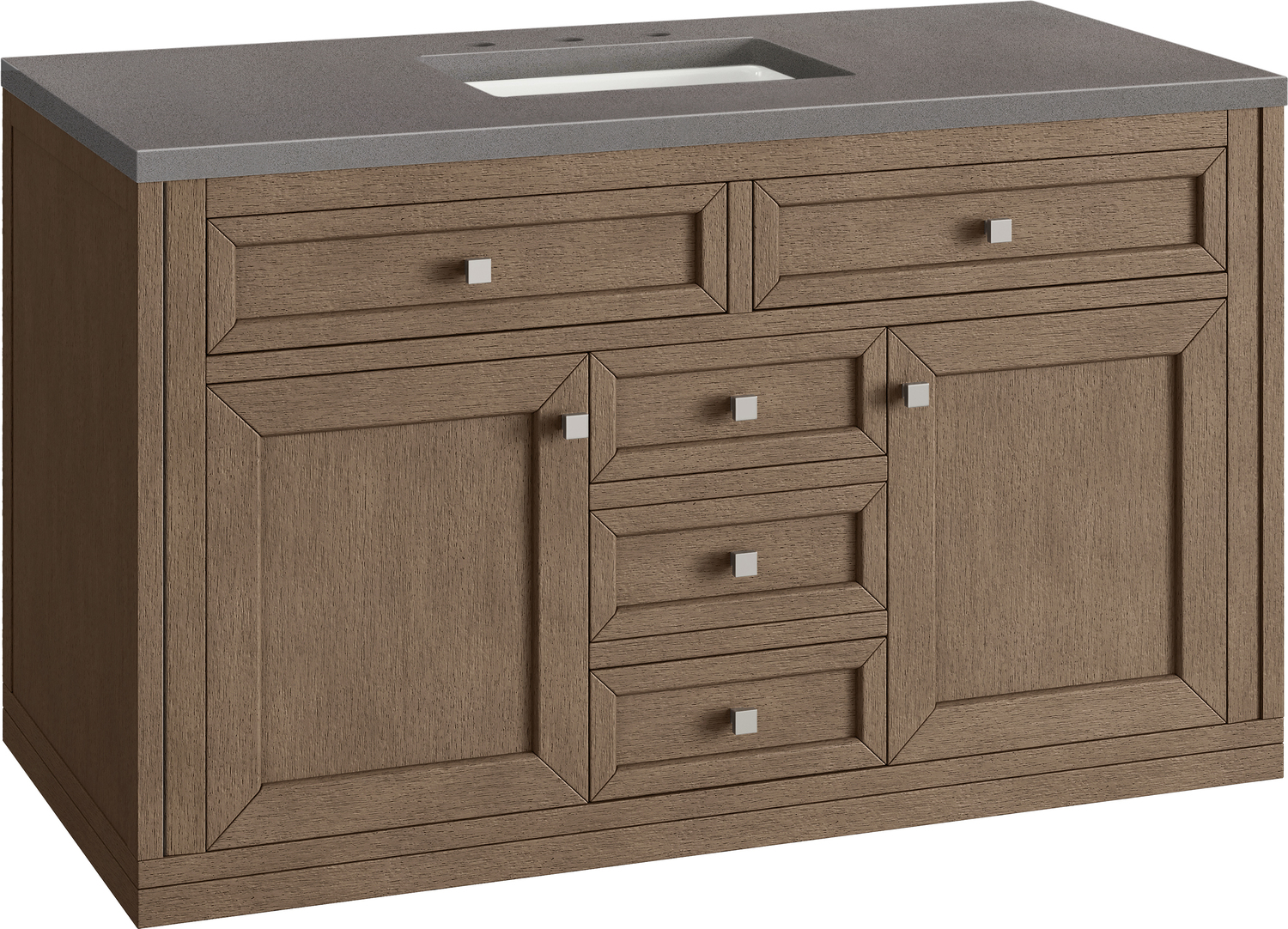 90 inch double vanity James Martin Vanity Whitewashed Walnut Contemporary/Modern, Transitional