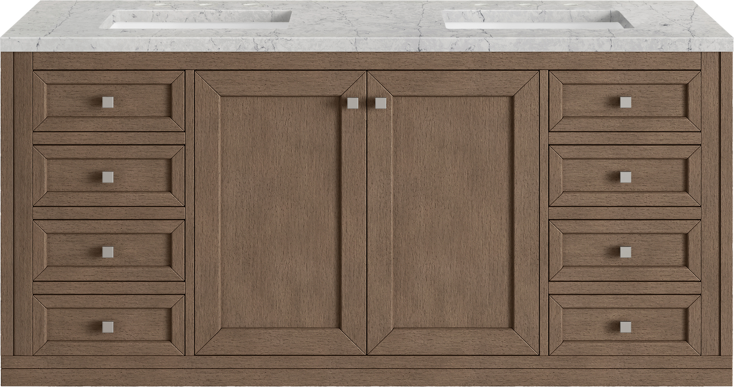 70 inch bathroom vanity without top James Martin Vanity Whitewashed Walnut Contemporary/Modern, Transitional
