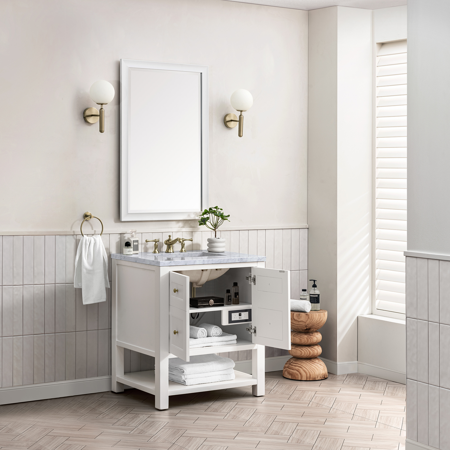best bathroom vanities for small bathrooms James Martin Vanity Bright White Modern Farmhouse, Transitional