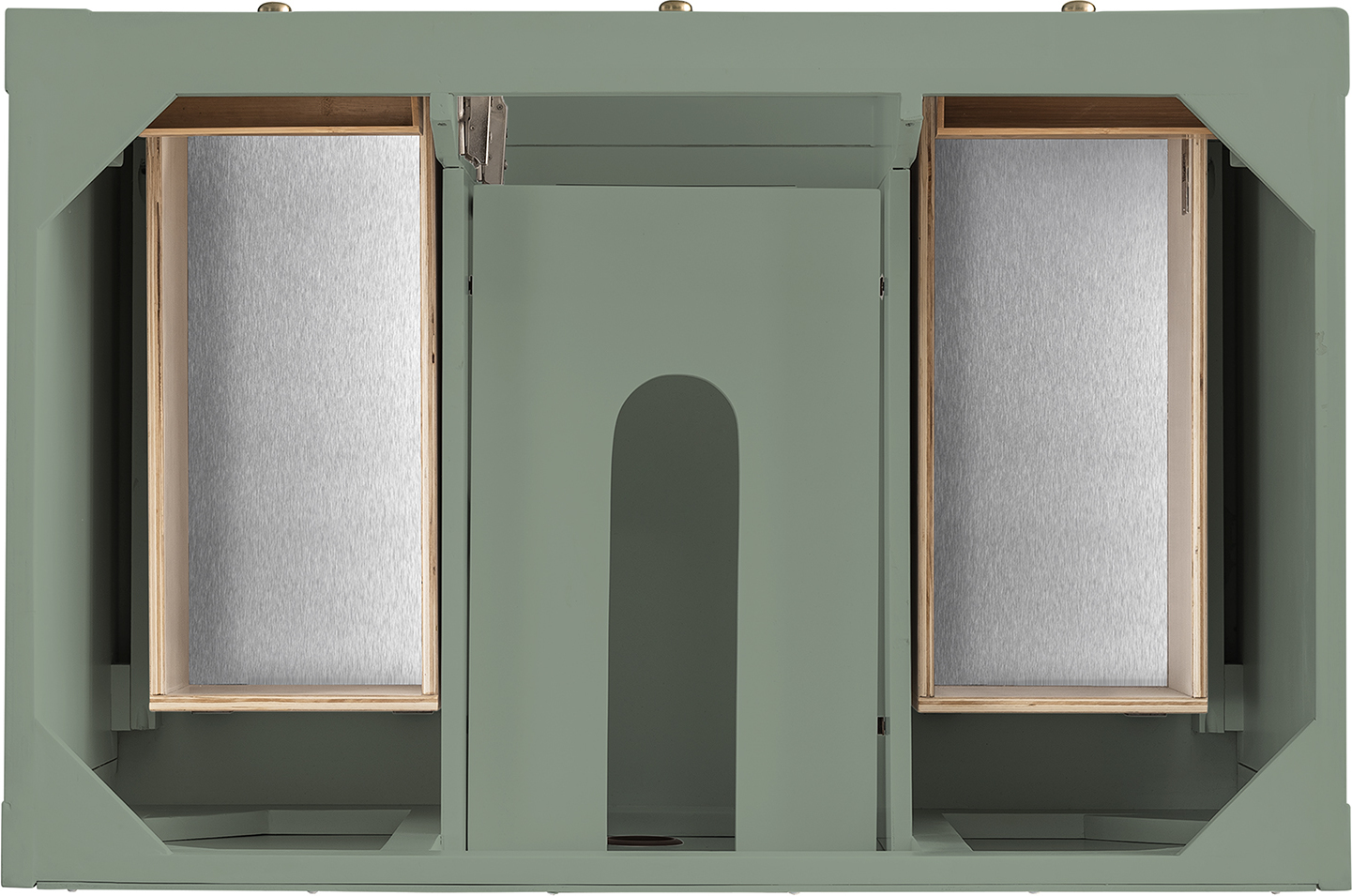 double vanity bathroom 60 inch James Martin Cabinet Smokey Celadon Modern Farmhouse, Transitional