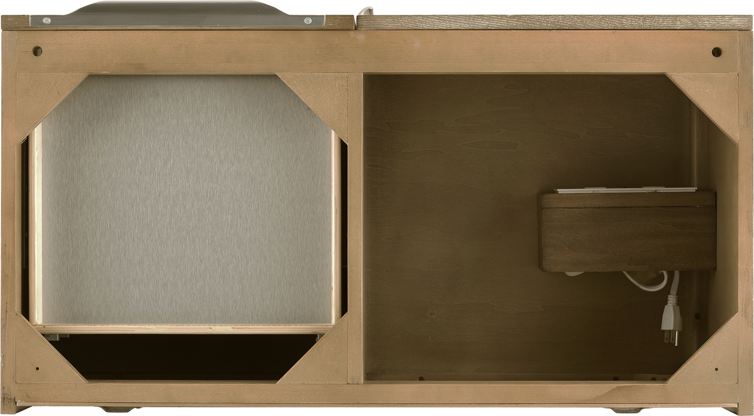 72 vanity double sink James Martin Cabinet Latte Oak Modern