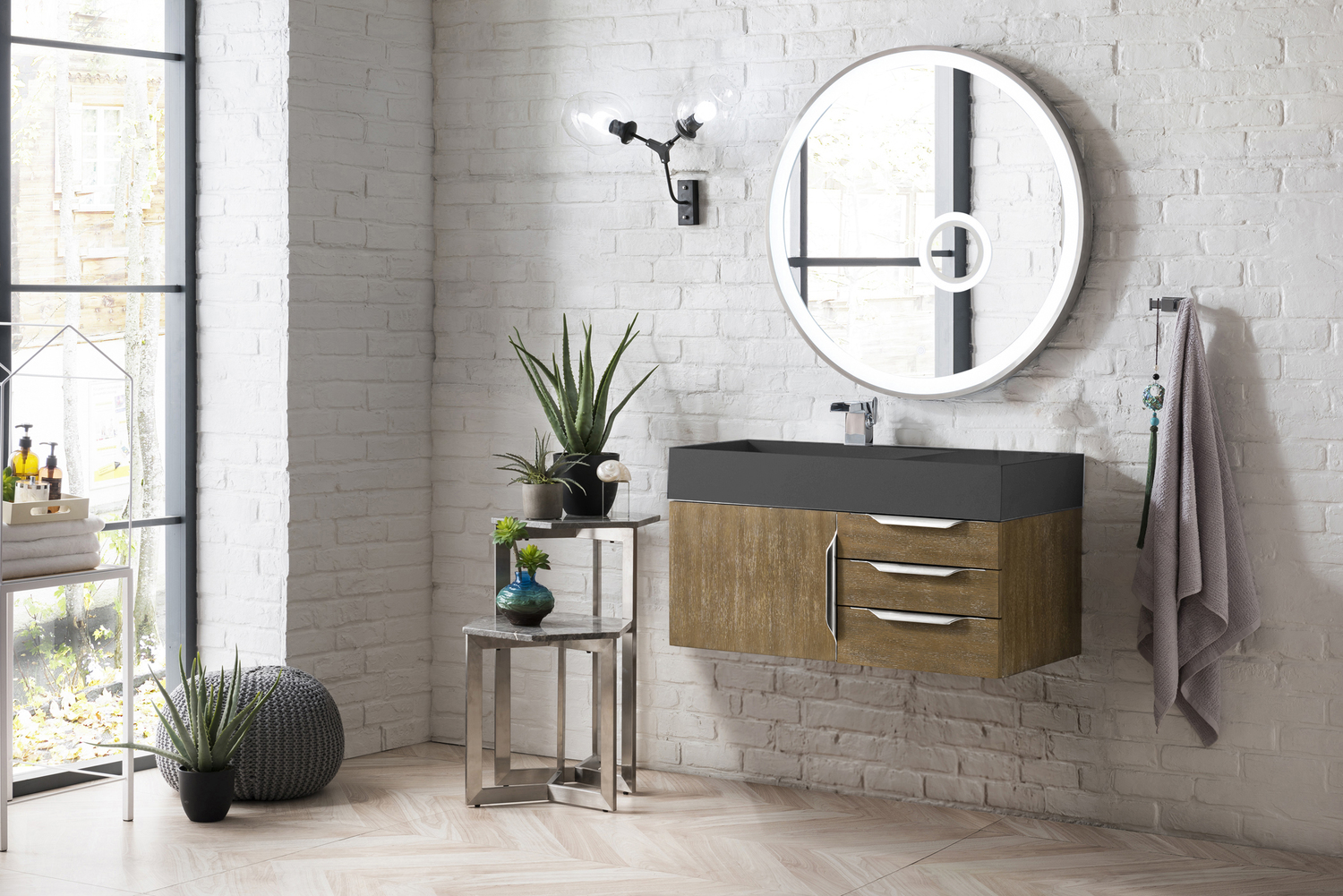 best quality bathroom vanities James Martin Vanity Latte Oak Modern