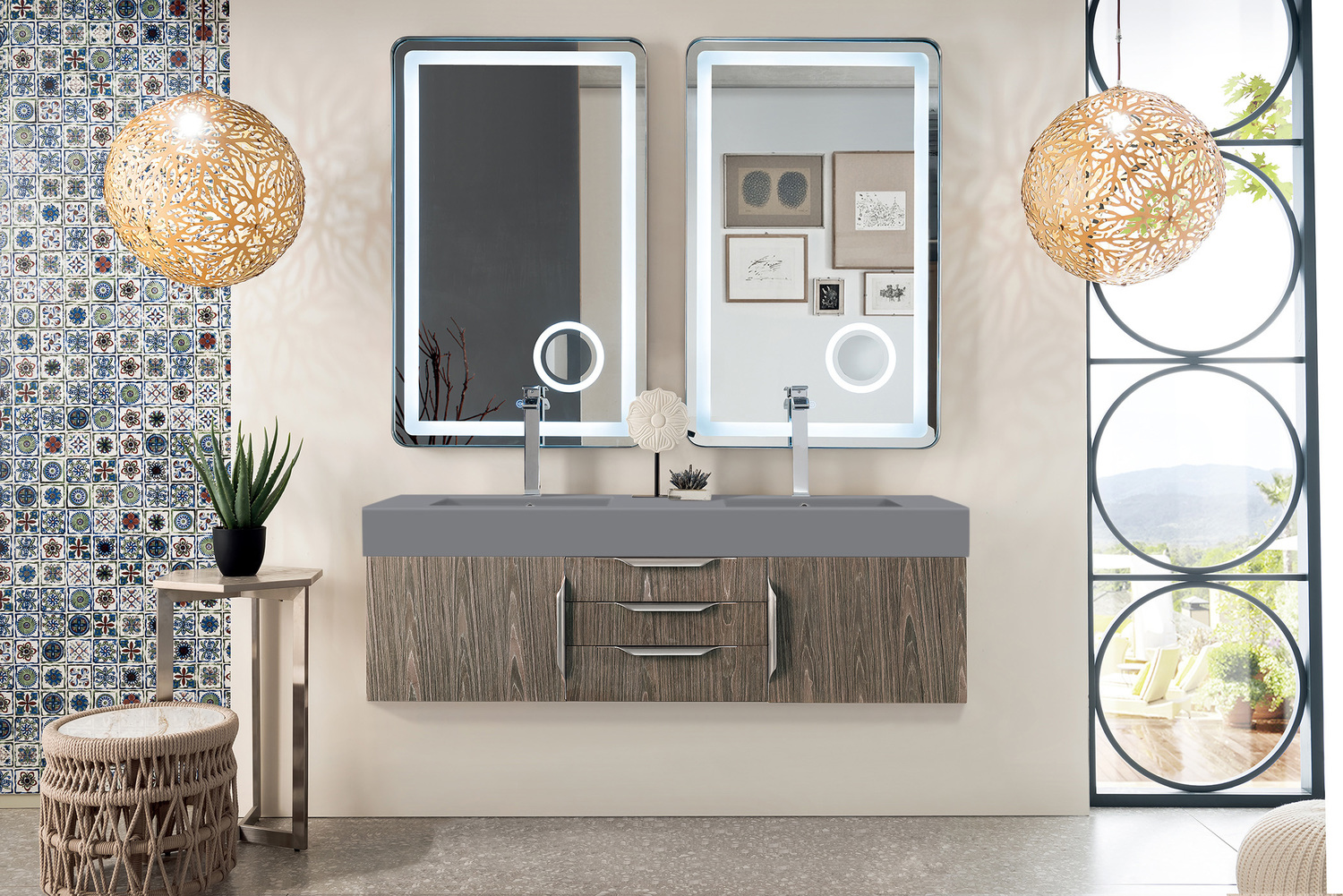 rustic bathroom vanity ideas James Martin Vanity Ash Gray Modern