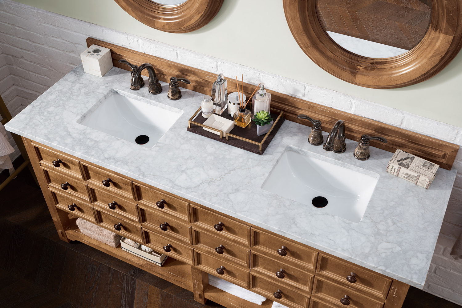 single sink bathroom vanity 30 inch James Martin Vanity Honey Alder Traditional