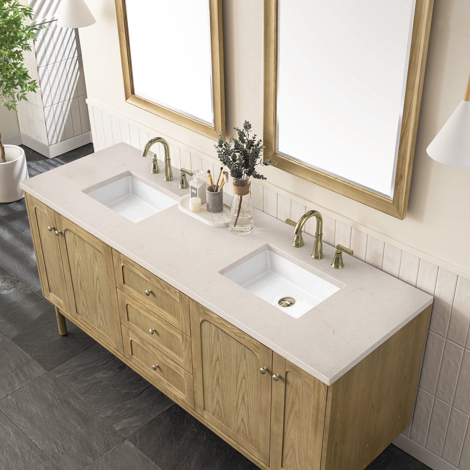 small bathroom cabinet designs James Martin Vanity Light Natural Oak Boho, Contemporary/Modern