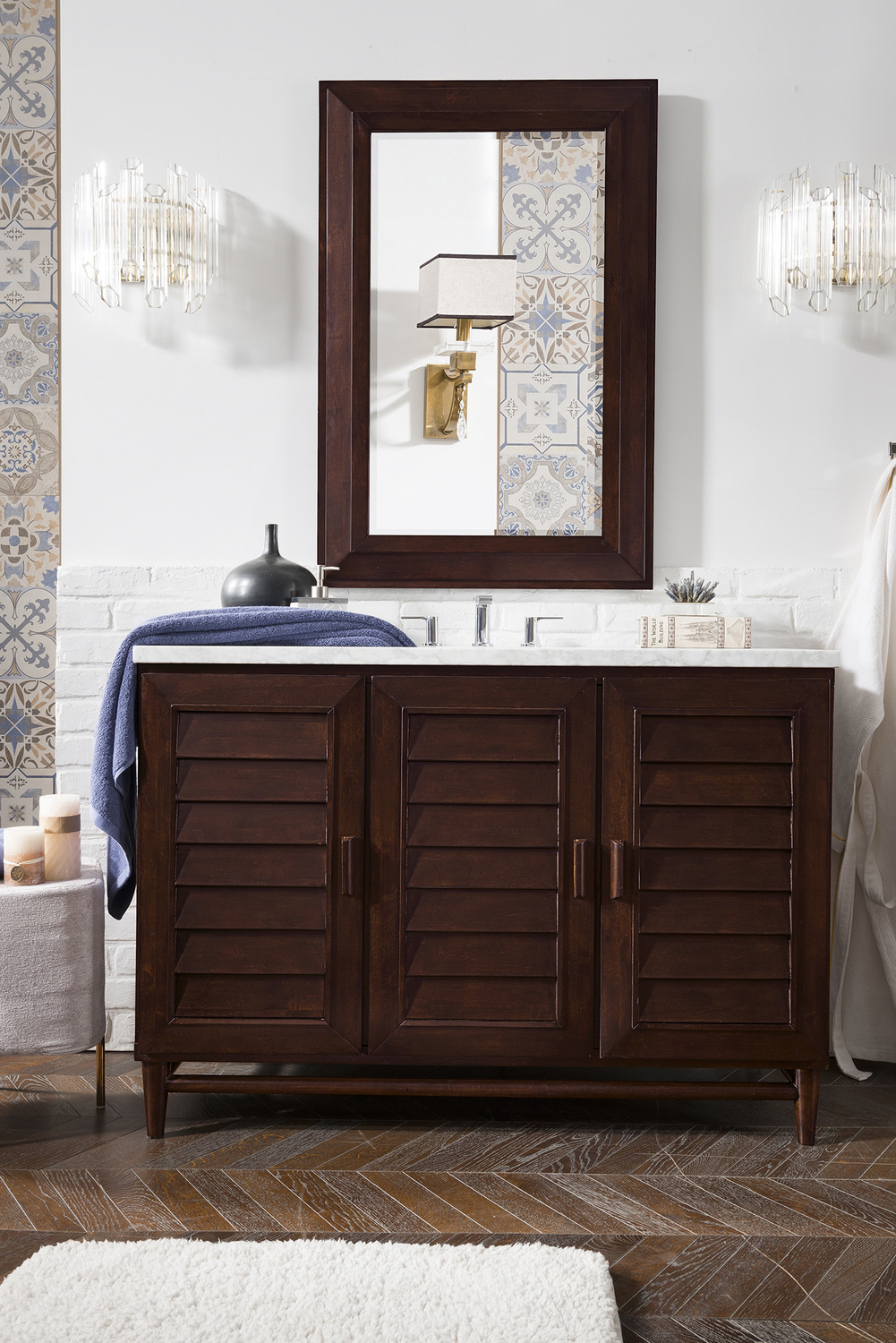 30 inch sink cabinet James Martin Vanity Burnished Mahogany Modern