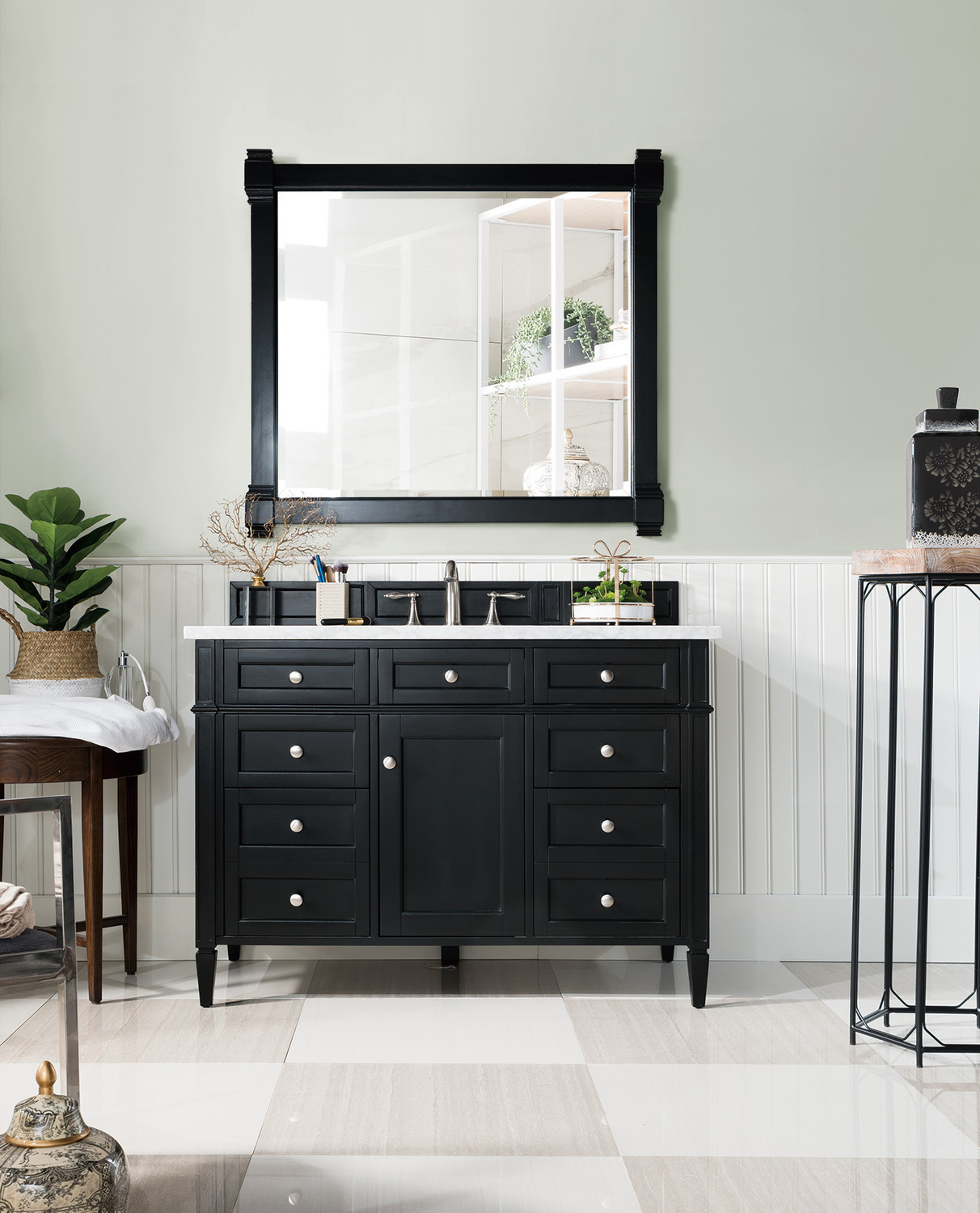new bathroom cabinets James Martin Vanity Black Onyx Transitional