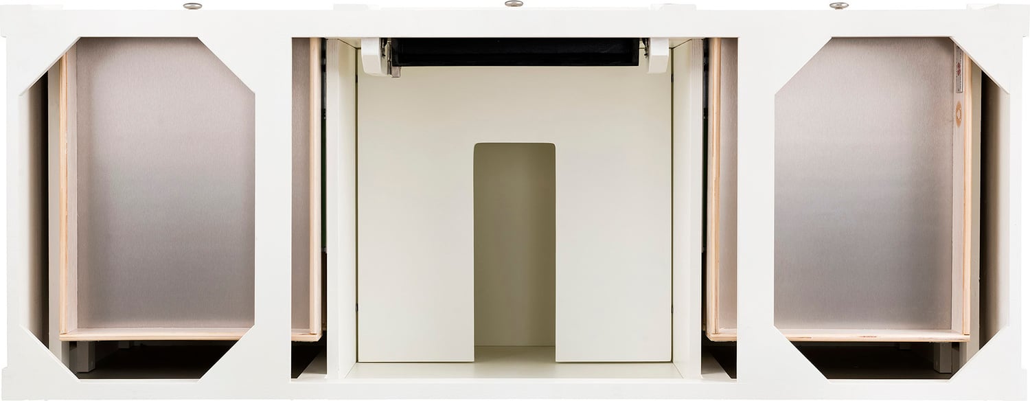  James Martin Cabinet Bathroom Vanities Bright White Transitional