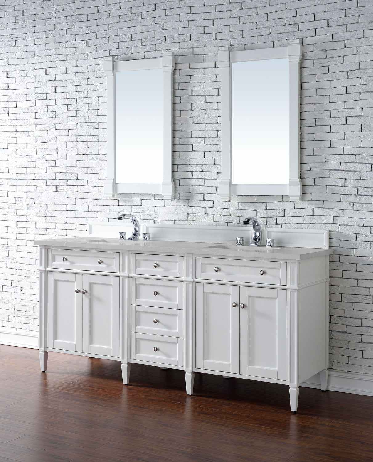 60 inch vanity cabinet James Martin Vanity Bright White Transitional