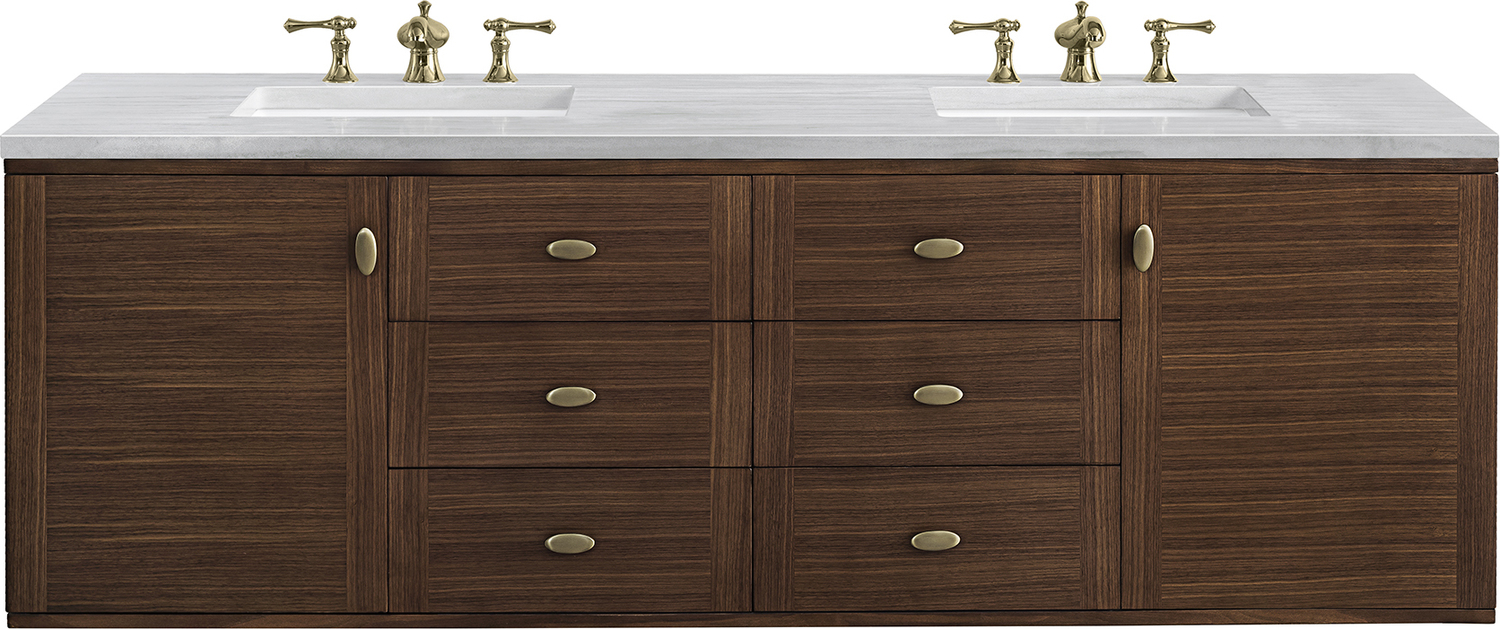 basin with cabinet price James Martin Vanity Mid-Century Walnut Mid-Century Modern