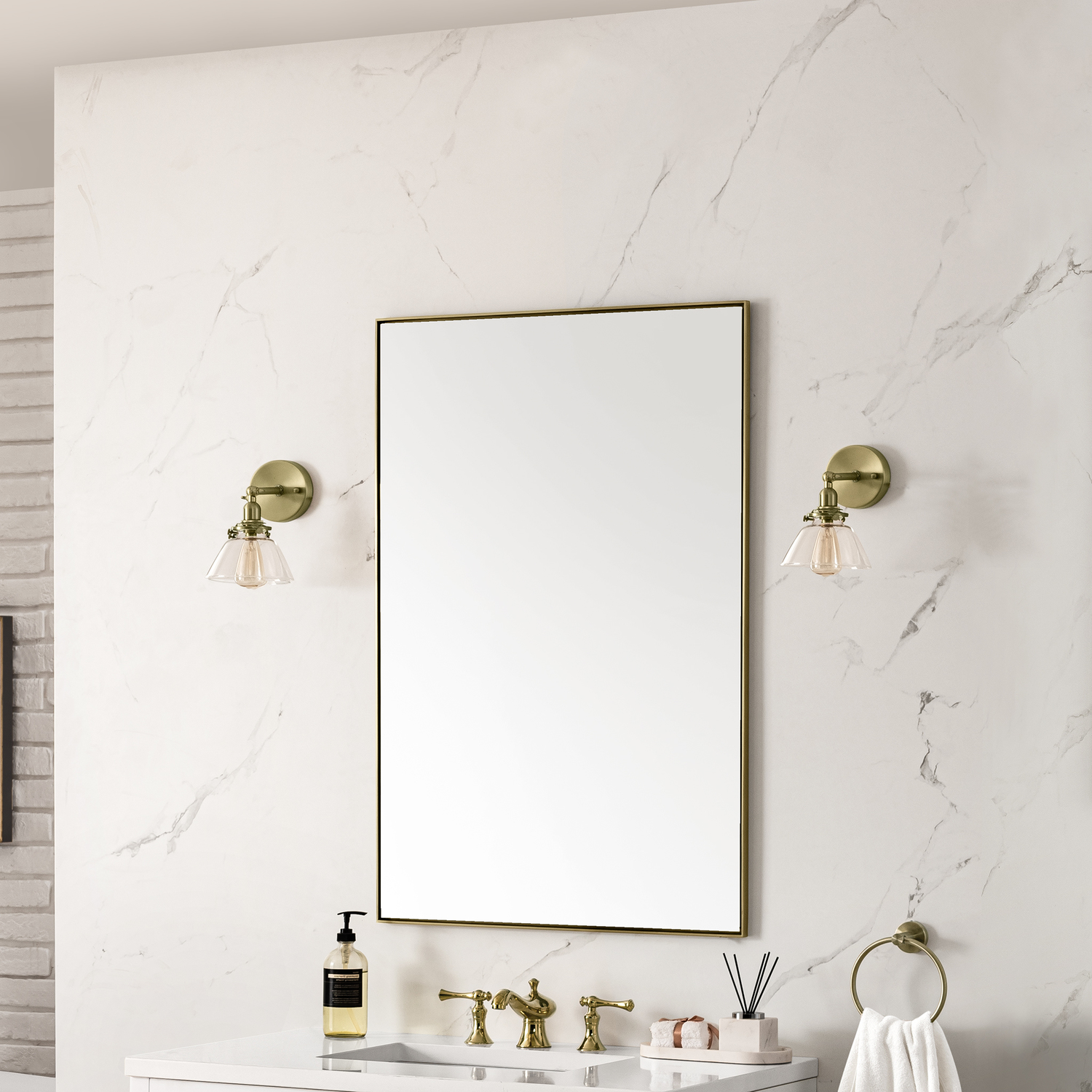 mirrored cabinet wall James Martin Mirror Contemporary/Modern