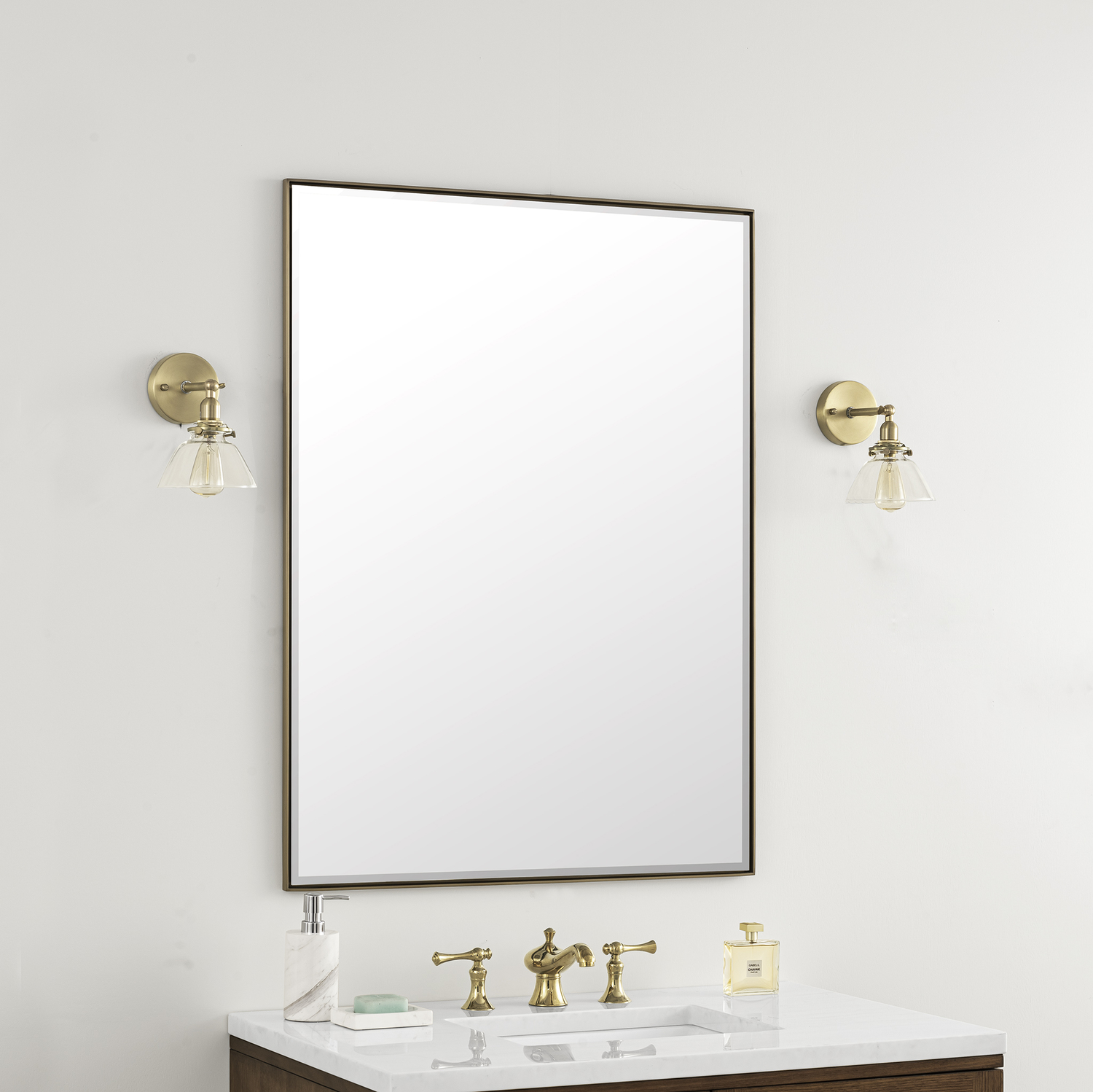 espresso bathroom mirror James Martin Mirror Contemporary/Modern