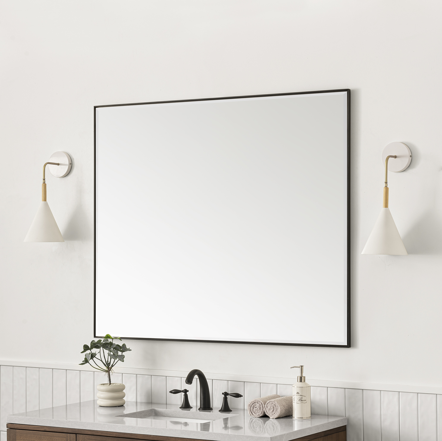 freestanding mirror bathroom James Martin Mirror Contemporary/Modern