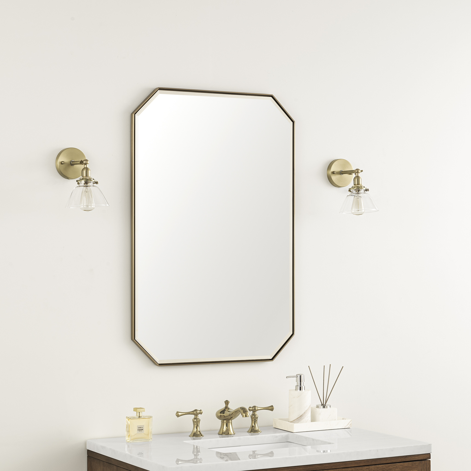 bathroom large mirror ideas James Martin Mirror Contemporary/Modern