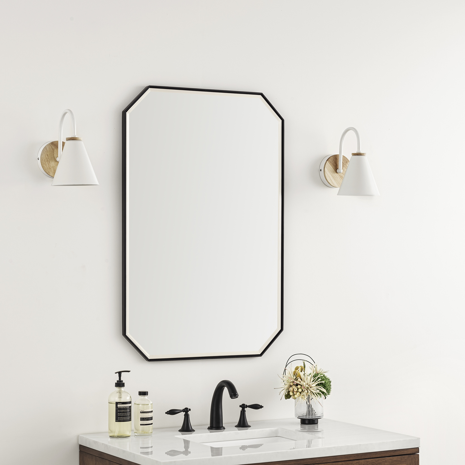bathroom wall cupboard with mirror James Martin Mirror Contemporary/Modern