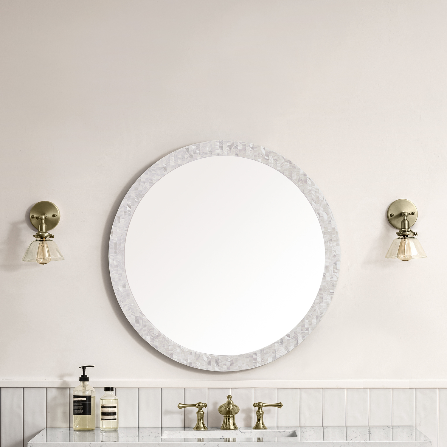 vanity mirror small James Martin Mirror Transitional