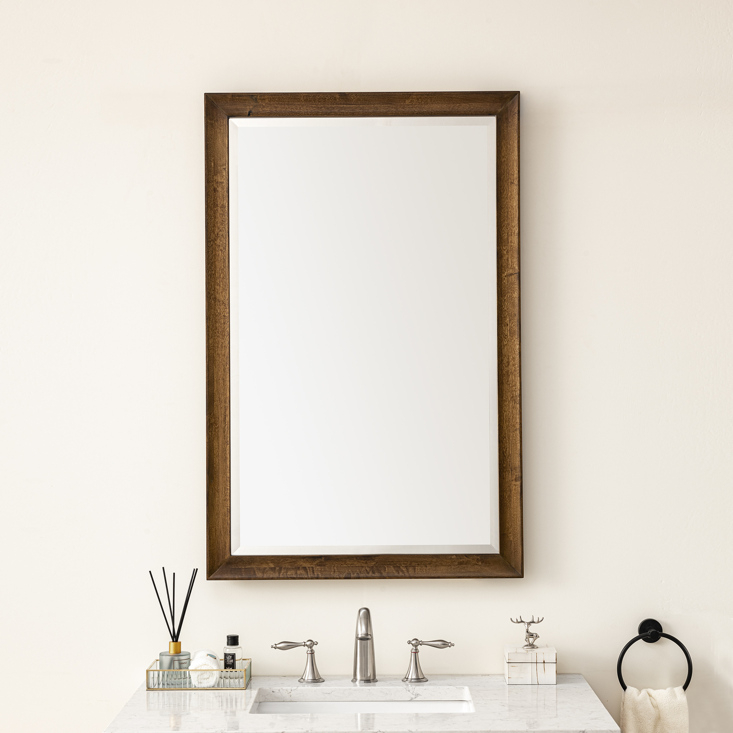 toilet wall mirror James Martin Mirror Transitional