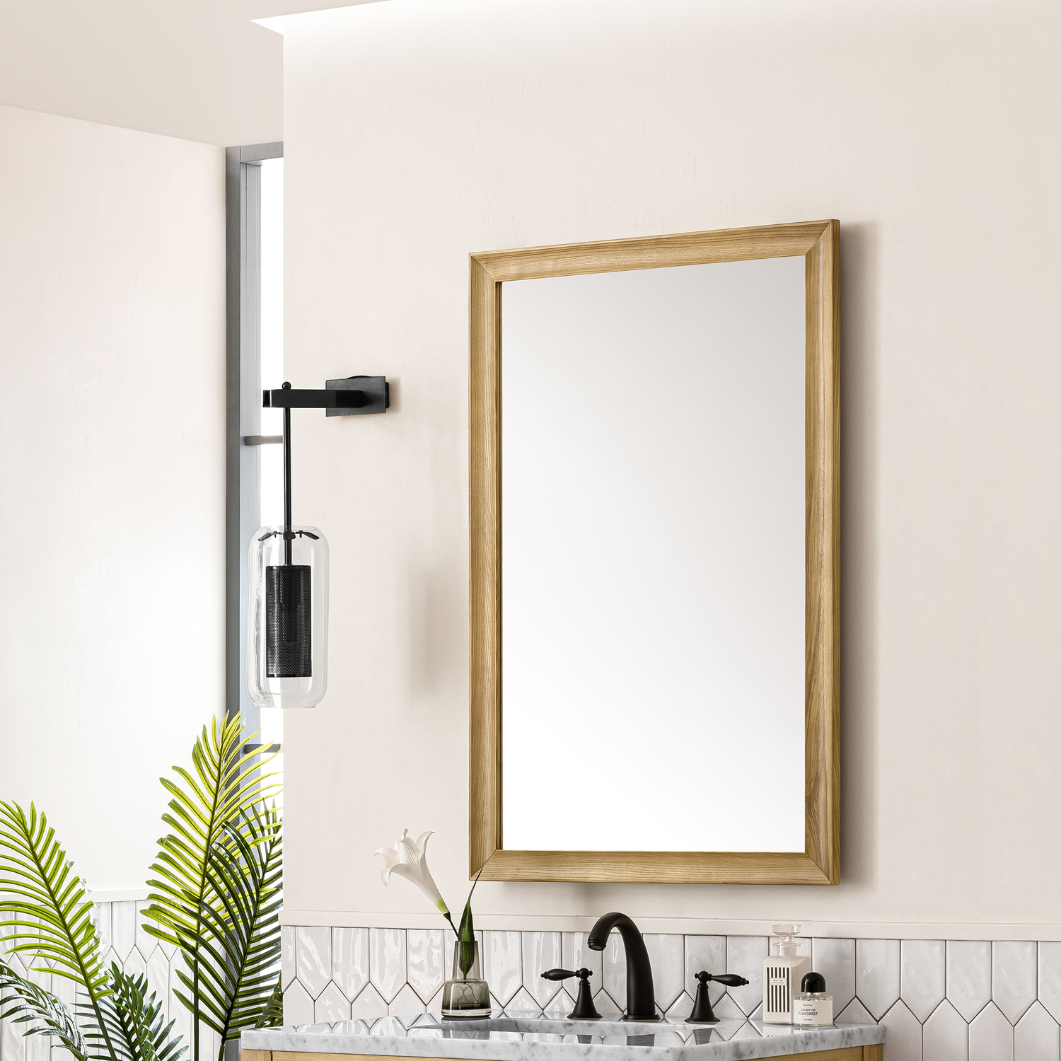 kitchen and bathroom faucets James Martin Mirror Transitional
