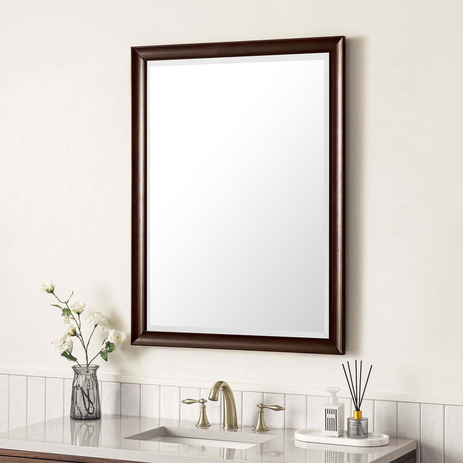 50 vanity mirror James Martin Mirror Transitional
