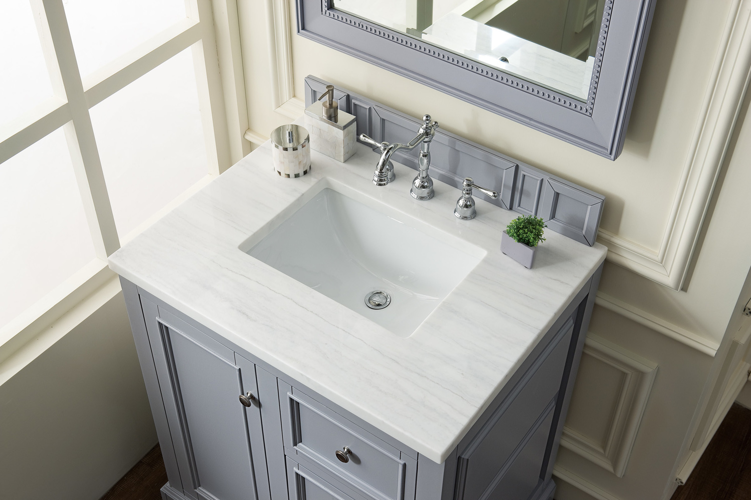 buy bathroom cabinets James Martin Vanity Silver Gray Modern